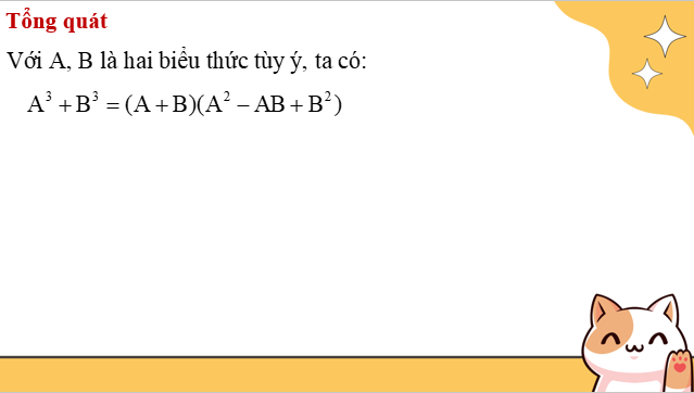 Giáo án điện tử Tổng và hiệu hai lập phương | Bài giảng PPT Toán 8 Kết nối tri thức (ảnh 1)