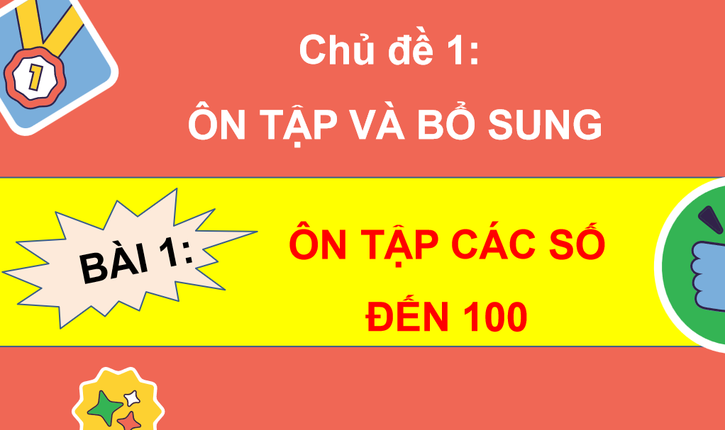 Giáo án điện tử Ôn tập các số đến 100 | Bài giảng PPT Toán lớp 2 Kết nối tri thức (ảnh 1)