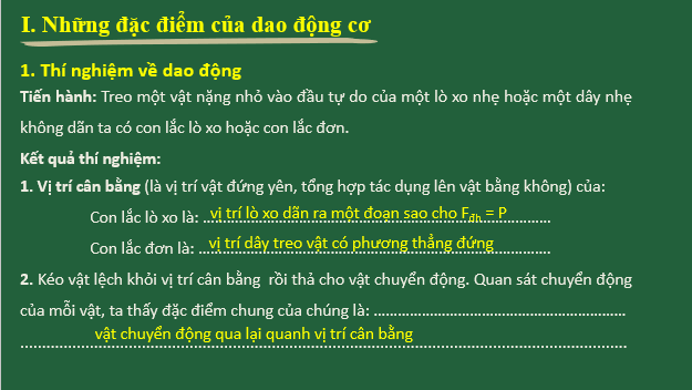 Giáo án điện tử Giao động điều hòa | Bài giảng PPT Vật lí 11 Kết nối tri thức (ảnh 1)