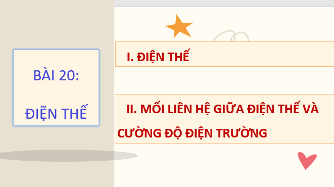 Giáo án điện tử Điện thế | Bài giảng PPT Vật lí 11 Kết nối tri thức (ảnh 1)