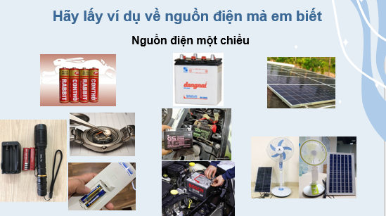 Giáo án điện tử Nguồn điện | Bài giảng PPT Vật lí 11 Kết nối tri thức (ảnh 1)