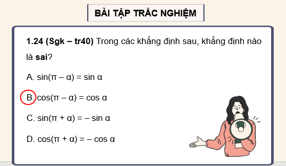 Giáo án điện tử Bài tập cuối chương 1 | Bài giảng PPT Toán 11 Kết nối tri thức (ảnh 1)