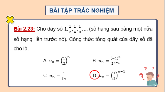 Giáo án điện tử Bài tập cuối chương 2 | Bài giảng PPT Toán 11 Kết nối tri thức (ảnh 1)