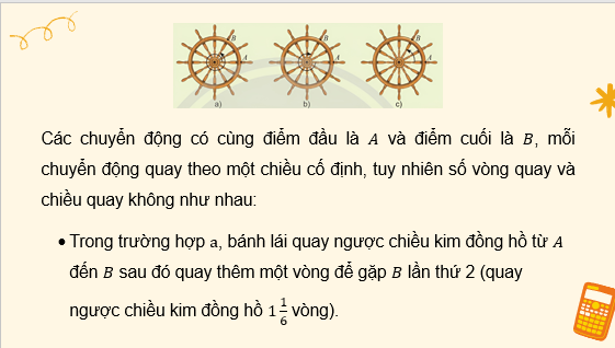 Giáo án điện tử Góc lượng giác | Bài giảng PPT Toán 11 Chân trời sáng tạo (ảnh 1)