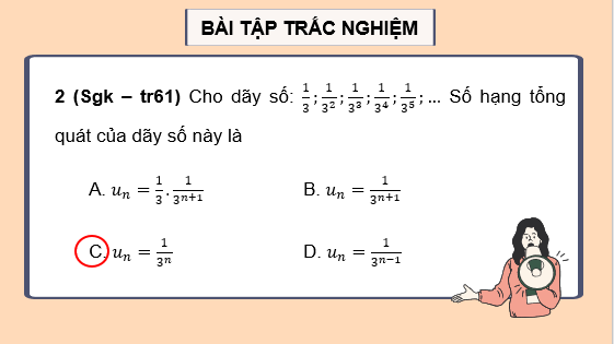 Giáo án điện tử Bài tập cuối chương 2 trang 61 | Bài giảng PPT Toán 11 Chân trời sáng tạo (ảnh 1)