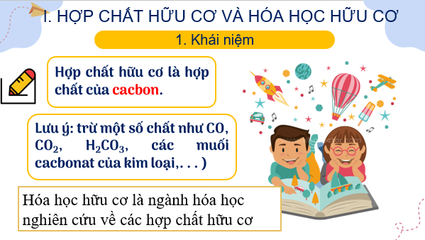 Giáo án điện tử Hợp chất hữu cơ và hóa học hữu cơ | Bài giảng PPT Hóa 11 Chân trời sáng tạo (ảnh 1)