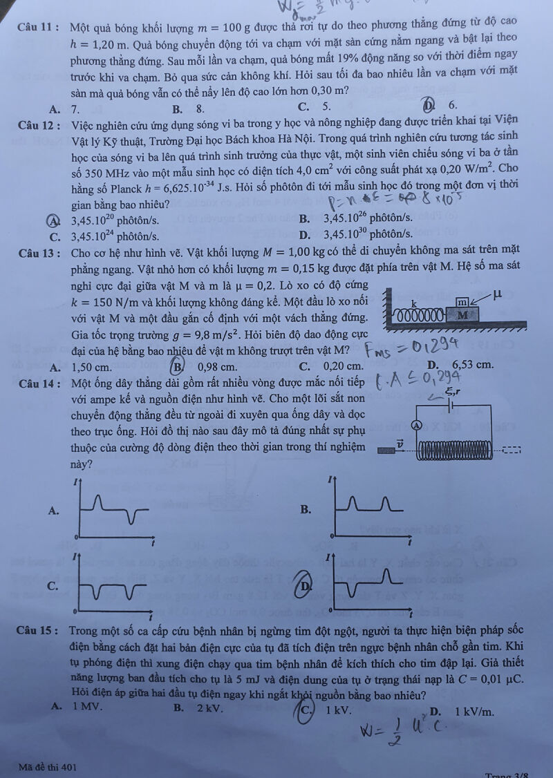 Đề thi đánh giá tư duy của ĐH Bách khoa Hà Nội 2022 (ảnh 3)