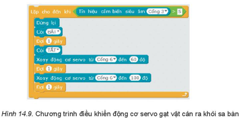 Chuyên đề Tin học 10 Bài 14: Thực hành: Dự án điều khiển robot trên sa bàn - Kết nối tri thức (ảnh 1)