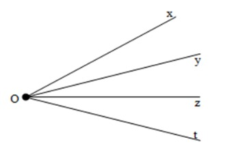 27 câu Trắc nghiệm Điểm nằm giữa hai điểm. Tia (Kết nối tri thức) có đáp án – Toán 6 (ảnh 32)