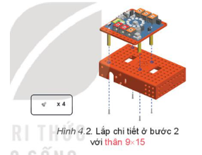 Chuyên đề Tin học 10 Bài 4: Thực hành lắp robot hoàn chỉnh - Kết nối tri thức (ảnh 1)