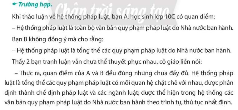 Pháp luật 10 Bài 18: Hệ thống pháp luật và văn bản pháp luật | Chân trời sáng tạo (ảnh 3)