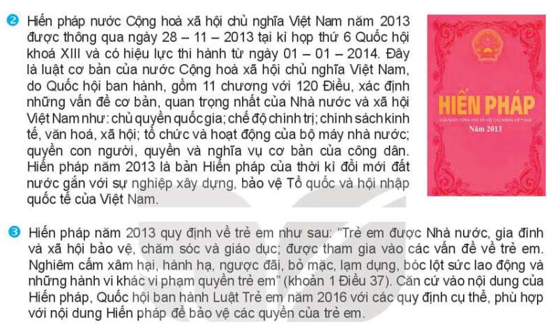 Pháp luật 10 Bài 14: Giới thiệu về Hiến pháp nước Cộng hòa xã hội chủ nghĩa Việt Nam | Kết nối tri thức (ảnh 2)