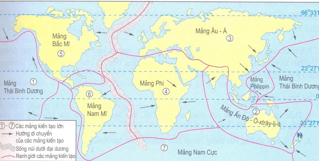 Lý thuyết Địa lí 10 Bài 3: Trái đất. Thuyết kiến tạo mảng - Cánh diều (ảnh 1)