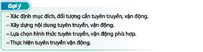 HĐTN 10 Chủ đề 6: Vận động cộng đồng cùng tham gia các hoạt động xã hội - Chân trời sáng tạo (ảnh 1)