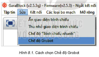 Chuyên đề Tin học 10 Bài 8: Thực hành: Kiểm tra tình trạng hoạt động của robot - Kết nối tri thức (ảnh 1)