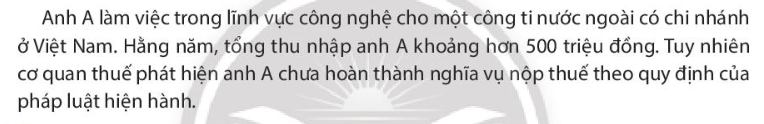 Kinh tế 10 Bài 7: Thuế và thực hiện pháp luật về thuế | Chân trời sáng tạo (ảnh 8)