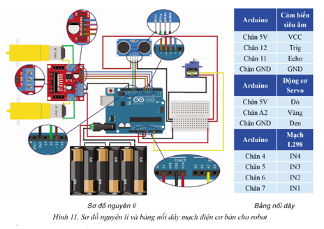 Chuyên đề Tin học 10 Bài 4: Thực hành: Lắp ráp các bộ phận của Robot giáo dục - Cánh diều (ảnh 1)