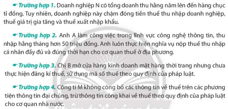 Kinh tế 10 Bài 7: Thuế và thực hiện pháp luật về thuế | Chân trời sáng tạo (ảnh 11)