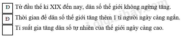 SBT Địa lí 11 Bài 3: Một số vấn đề mang tính chất toàn cầu | Giải SBT Địa lí lớp 11 (ảnh 3)