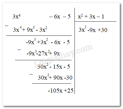 Toán 7 Bài 28: Phép chia đa thức một biến | Kết nối tri thức (ảnh 3)