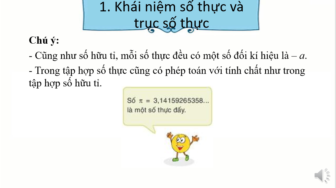 Giáo án điện tử Tập hợp các số thực | Bài giảng PPT Toán 7 Kết nối tri thức (ảnh 1)