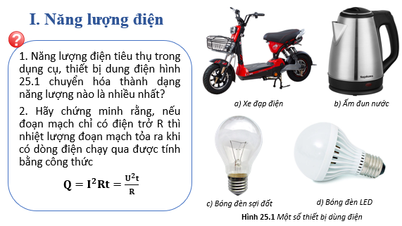 Giáo án điện tử Năng lượng và công suất điện | Bài giảng PPT Vật lí 11 Kết nối tri thức (ảnh 1)