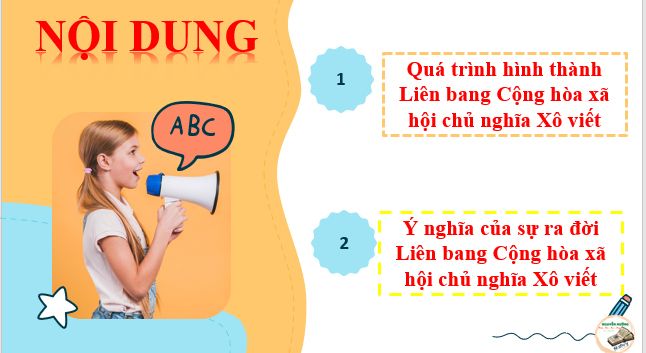 Giáo án điện tử Bài 3: Sự hình thành Liên bang Cộng hòa xã hội chủ nghĩa Xô Viết | Bài giảng PPT Lịch sử 11 Kết nối tri thức (ảnh 1)