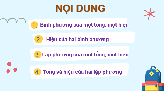 Giáo án điện tử Hằng đẳng thức đáng nhớ | Bài giảng PPT Toán 8 Chân trời sáng tạo (ảnh 1)