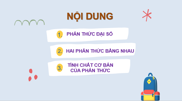 Giáo án điện tử Phân thức đại số | Bài giảng PPT Toán 8 Chân trời sáng tạo (ảnh 1)