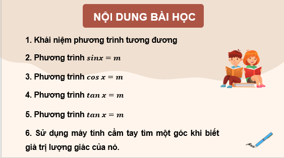 Giáo án điện tử Phương trình lượng giác cơ bản | Bài giảng PPT Toán 11 Kết nối tri thức (ảnh 1)