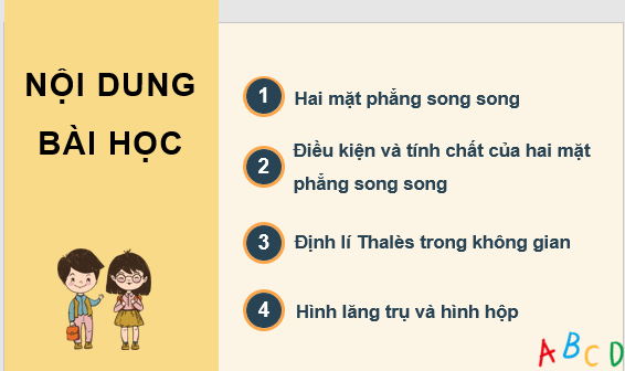 Giáo án điện tử Hai mặt phẳng song song | Bài giảng PPT Toán 11 Kết nối tri thức (ảnh 1)