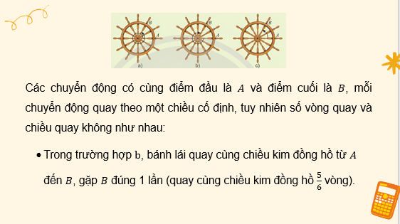 Giáo án điện tử Góc lượng giác | Bài giảng PPT Toán 11 Chân trời sáng tạo (ảnh 1)