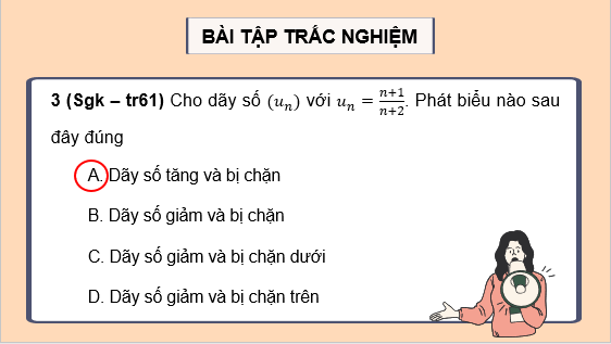 Giáo án điện tử Bài tập cuối chương 2 trang 61 | Bài giảng PPT Toán 11 Chân trời sáng tạo (ảnh 1)