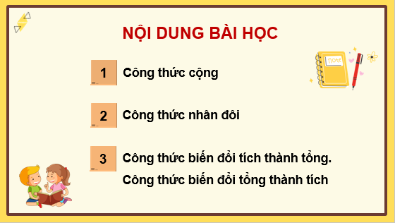 Giáo án điện tử Các phép biến đổi lượng giác | Bài giảng PPT Toán 11 Cánh diều (ảnh 1)