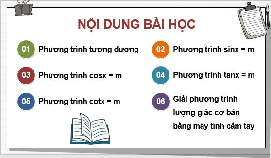 Giáo án điện tử Phương trình lượng giác cơ bản | Bài giảng PPT Toán 11 Cánh diều (ảnh 1)