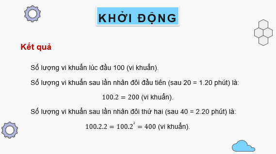 Giáo án điện tử Cấp số nhân | Bài giảng PPT Toán 11 Cánh diều (ảnh 1)