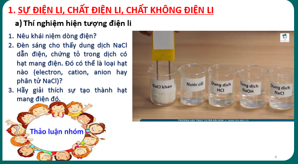 Giáo án điện tử Cân bằng trong dung dịch nước | Bài giảng PPT Hóa 11 Chân trời sáng tạo (ảnh 1)