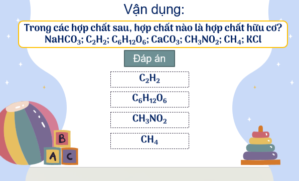 Giáo án điện tử Hợp chất hữu cơ và hóa học hữu cơ | Bài giảng PPT Hóa 11 Chân trời sáng tạo (ảnh 1)