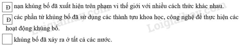 SBT Địa lí 11 Bài 3: Một số vấn đề mang tính chất toàn cầu | Giải SBT Địa lí lớp 11 (ảnh 6)