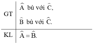 Sách bài tập Toán 7 Bài 4: Định lí và chứng minh định lí - Chân trời sáng tạo (ảnh 1)