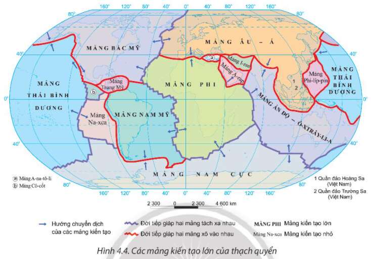 Địa Lí 10 Bài 4: Trái Đất. Thuyết kiến tạo mảng | Chân trời sáng tạo (ảnh 4)