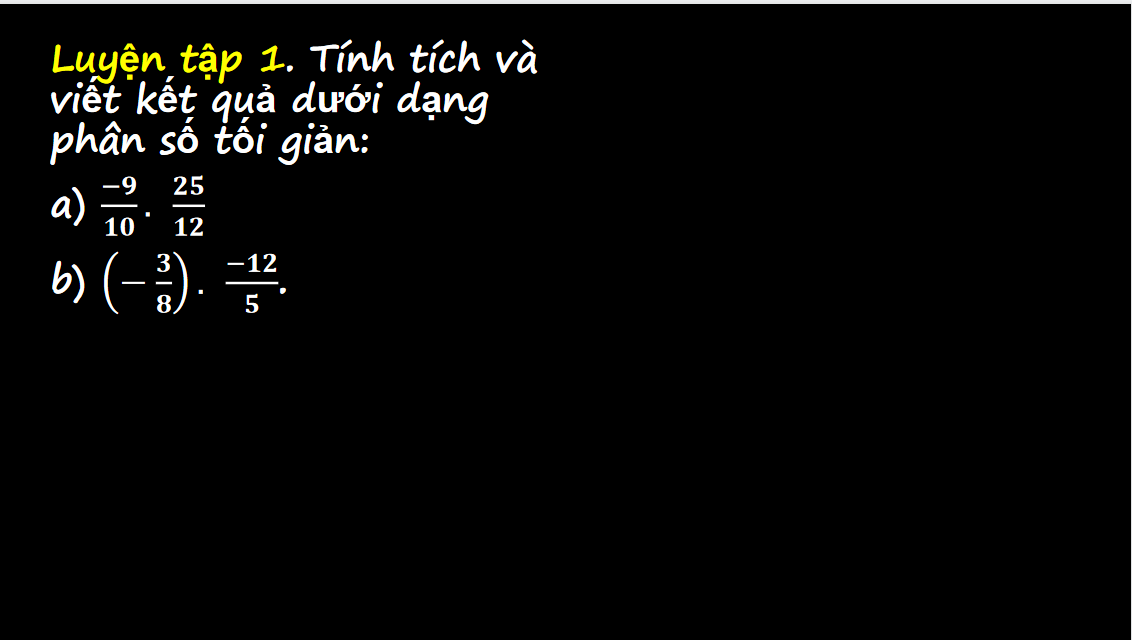 Giáo án điện tử Phép nhân, phép chia phân số| Bài giảng PPT Toán 6 (ảnh 1)