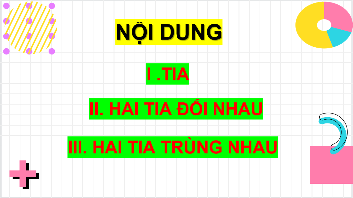 Giáo án điện tử  Tia| Bài giảng PPT Toán 6 (ảnh 1)