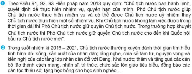 Pháp luật 10 Bài 21: Quốc hội, chủ tịch nước, chính phủ nước Cộng hòa xã hội Chủ nghĩa Việt Nam | Kết nối tri thức (ảnh 7)