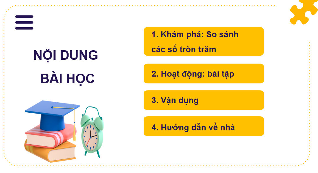 Giáo án điện tử So sánh các số tròn trăm, tròn chục| Bài giảng PPT Toán lớp 2 Kết nối tri thức (ảnh 1)