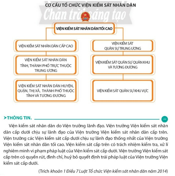 Pháp luật 10 Bài 15: Tòa án nhân dân và Viện kiểm sát nhân dân | Chân trời sáng tạo (ảnh 5)