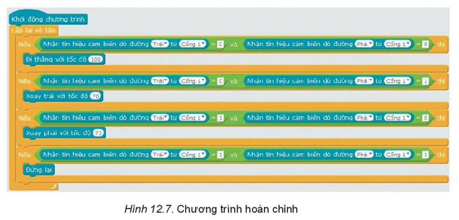 Chuyên đề Tin học 10 Bài 12: Thực hành điều khiển robot trên sa bàn - Kết nối tri thức (ảnh 1)