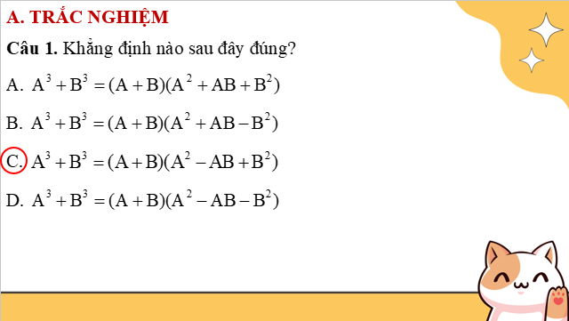 Giáo án điện tử Bài tập cuối chương 2 trang 47 | Bài giảng PPT Toán 8 Kết nối tri thức (ảnh 1)