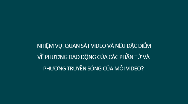 Giáo án điện tử Sóng ngang. Sóng dọc. Sự truyền năng lượng của sóng cơ | Bài giảng PPT Vật lí 11 Kết nối tri thức (ảnh 1)