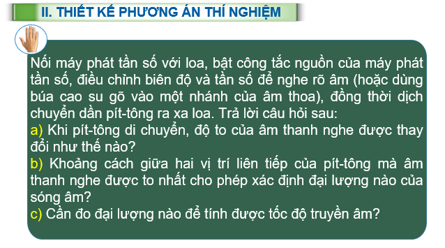 Giáo án điện tử Thực hành: Đo tốc độ truyền âm | Bài giảng PPT Vật lí 11 Kết nối tri thức (ảnh 1)